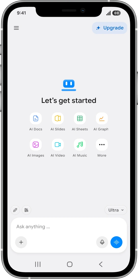 Chatly app on a phone