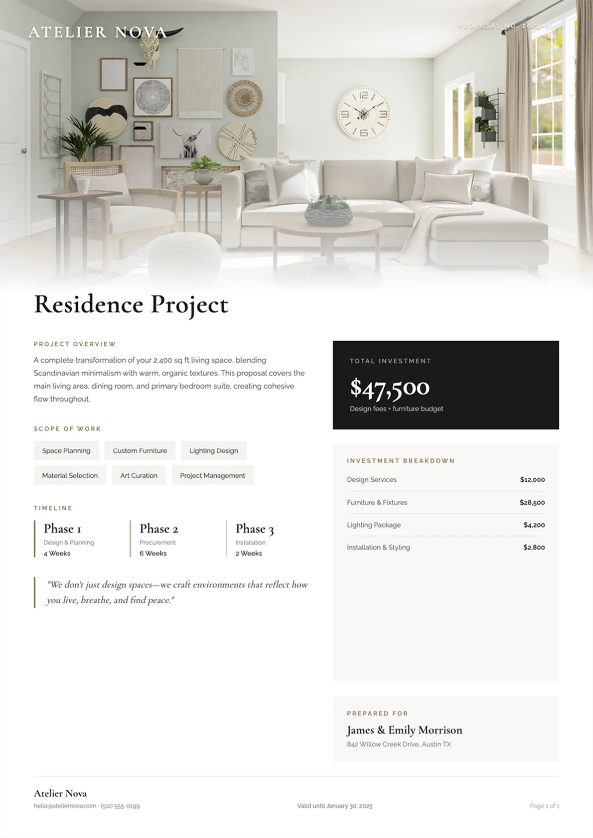 Residence Project