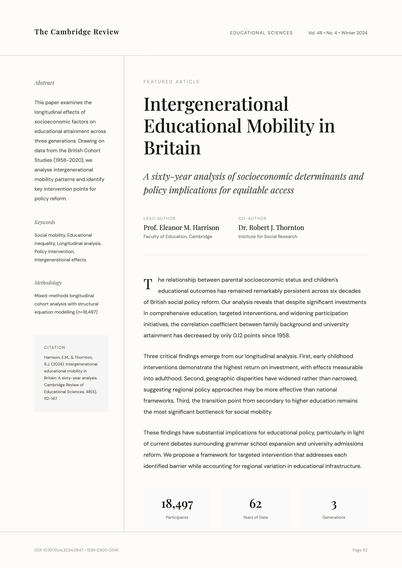 Educational Mobility